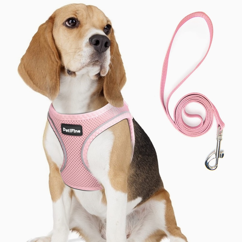 🐕Dog Harness Petifine XL PINK W/leash